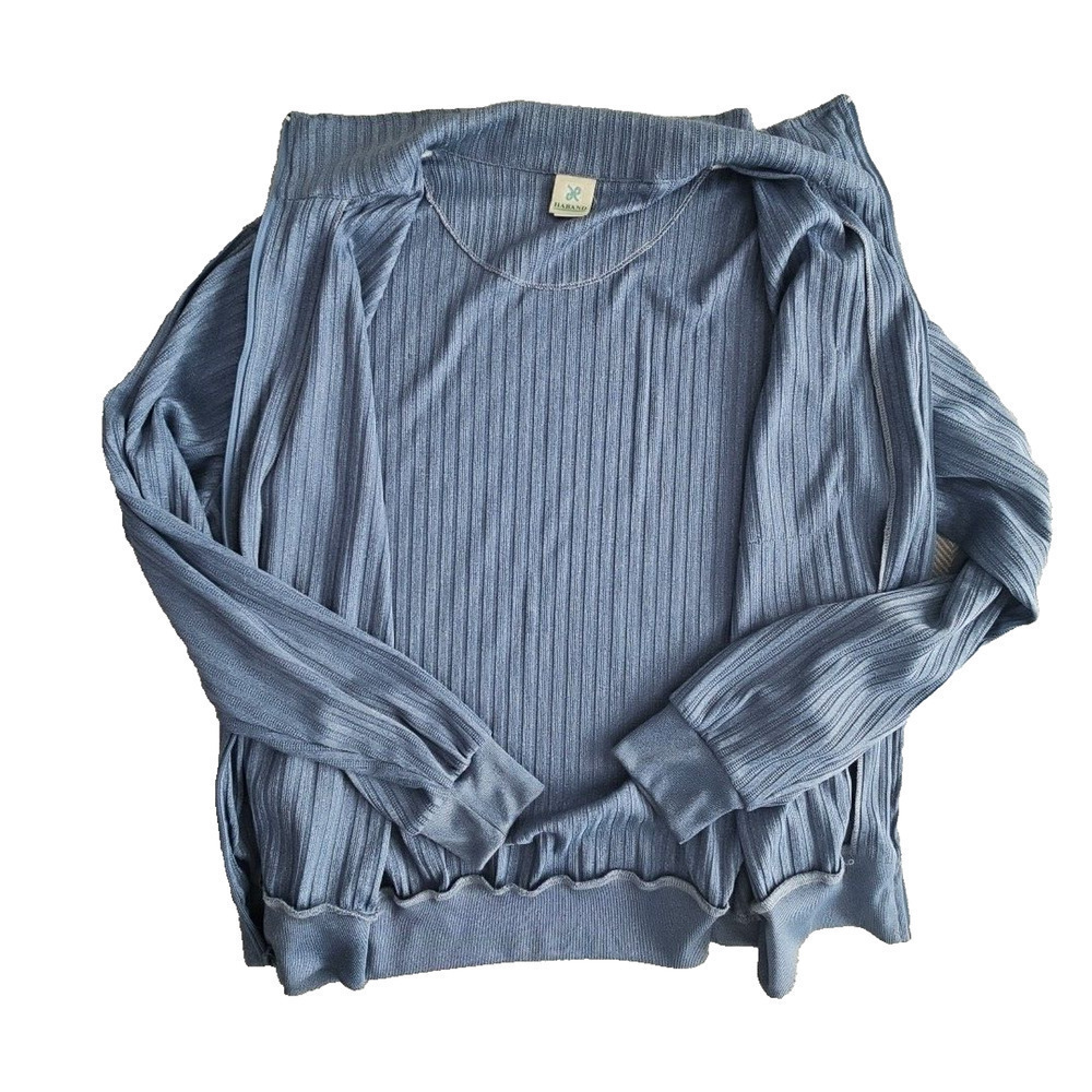 Haband Full Zip Men's Jacket Size Large Gray Y2K Style 129 Made in Switzerland‎ - Picture 5 of 15